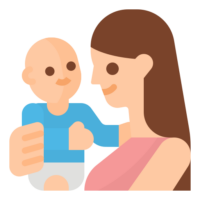 madre-con-bebe-guarde